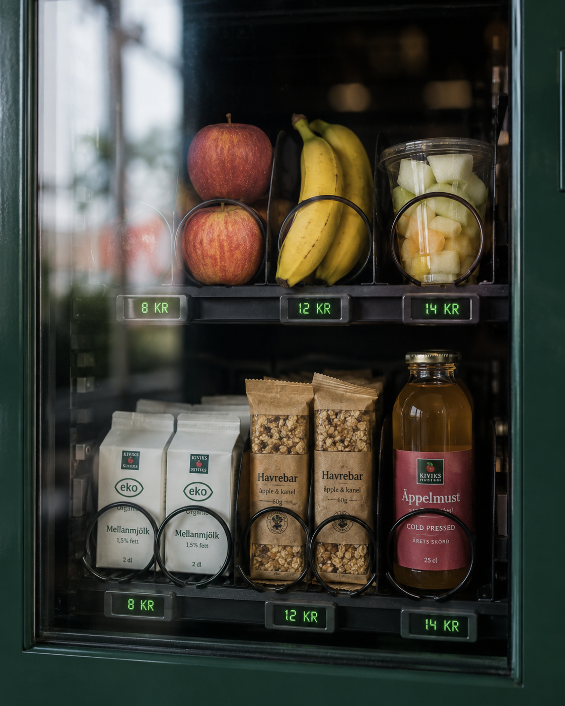 Hälsosam varuautomat i svensk skola för nyttiga val
